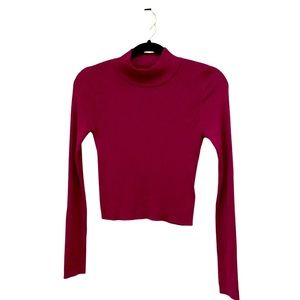 Express Ribbed Turtle Neck - M
